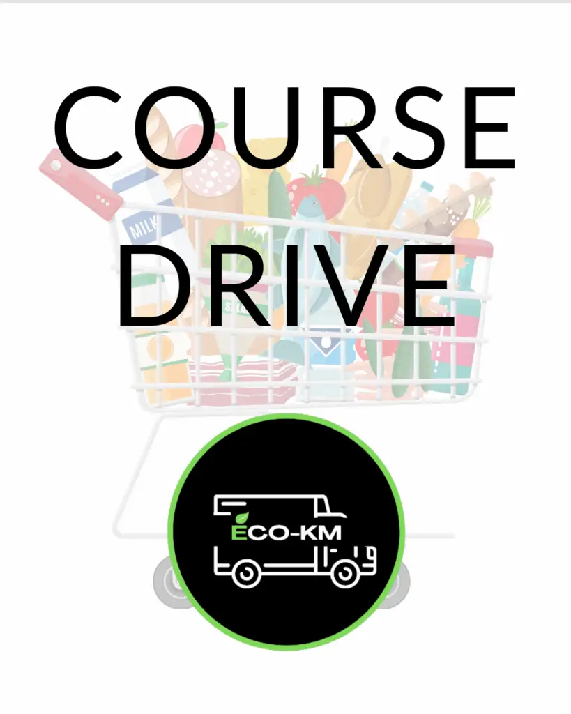 Eco-KM Course Drive Montélimar – récupération et livraison de vos courses Drive à domicile