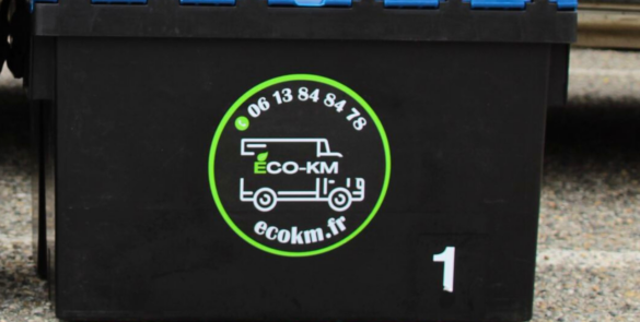 Caisse de transport surgelé Eco-KM à –18 degrés pour livraison de courses drive