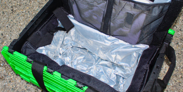 Plaque réfrigérante utilisée dans les caisses de transport Eco-KM